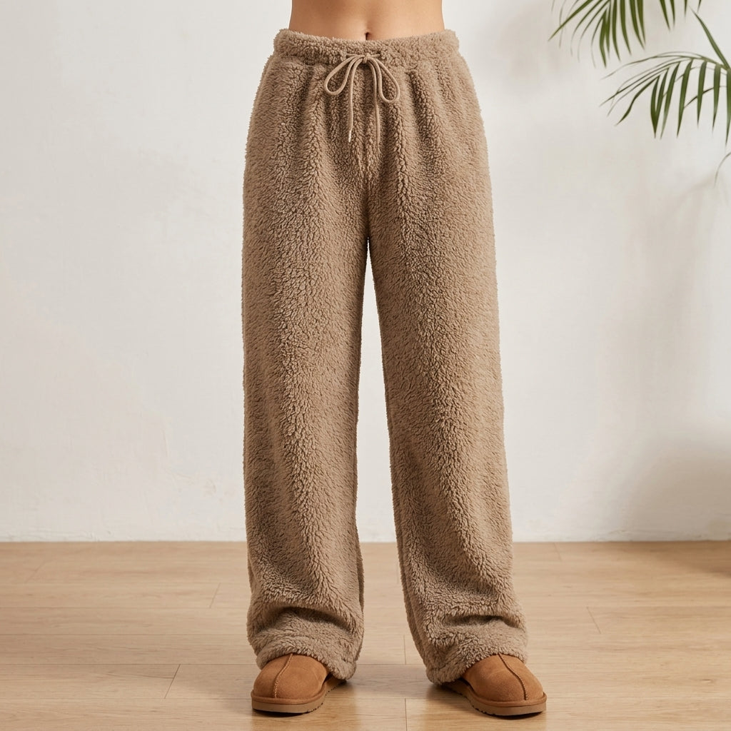 Floor - Dames Joggingbroek voor de Winter Warm en Knus met Fleecevoering