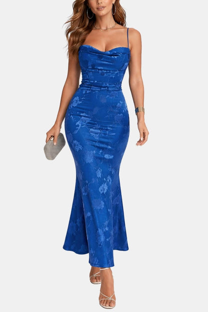 Floor - Elegante Zomerjurk Dames met Fishtail en Spaghettibandjes