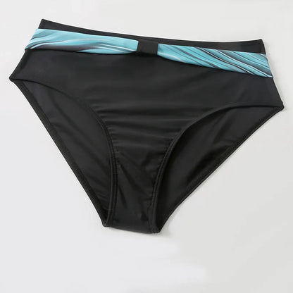 Floor - Moderne Bikini Set Dames met Gekruiste Halternek en Hoge Taille