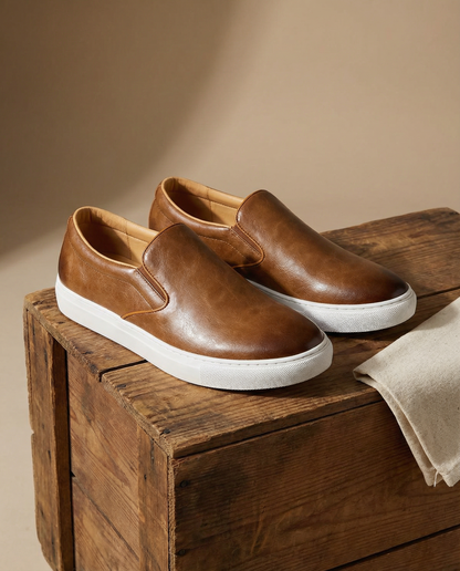 Gijs - Heren Loafers Nette Stijl voor de Winter met Elastische Inzetstukken