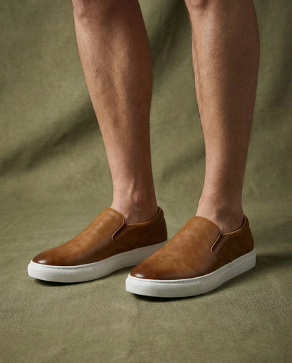Gijs - Heren Loafers Nette Stijl voor de Winter met Elastische Inzetstukken