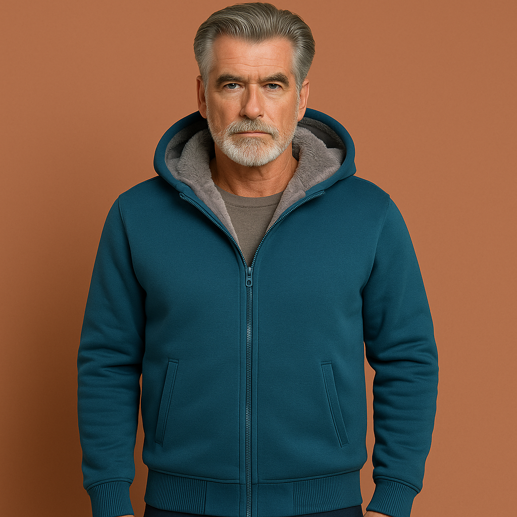 Gijs - Heren Sweatvest Fleece Casual met Capuchon en Ritssluiting