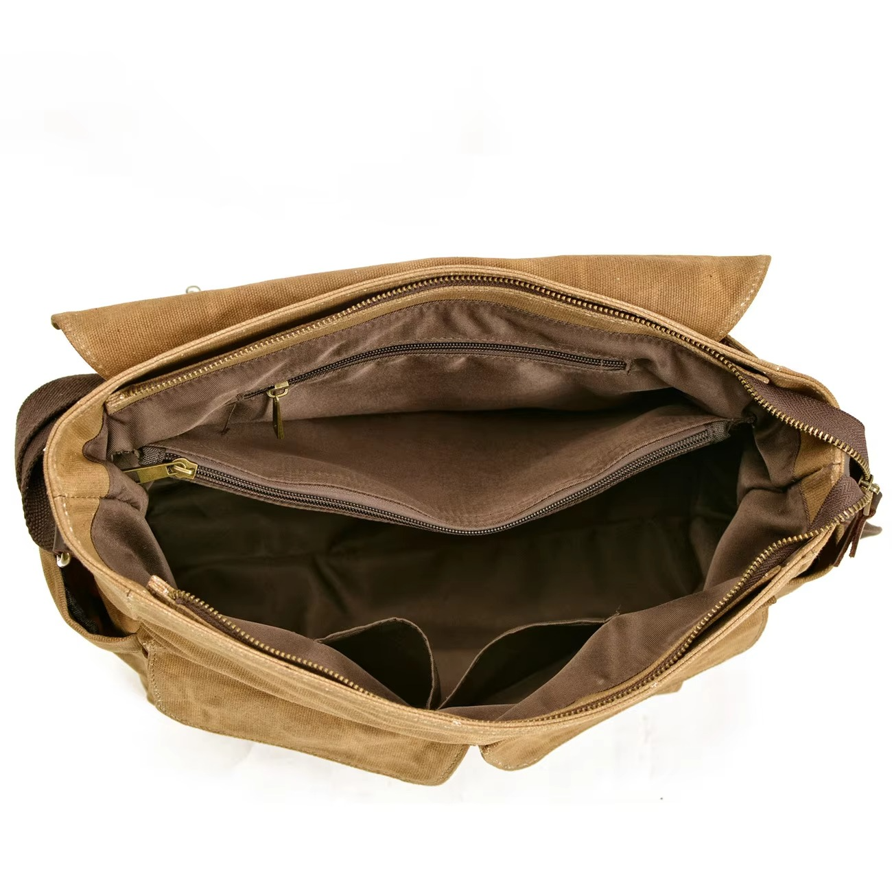 Tas Heren - Stoere Messenger met Dubbele Gesp en Brede Schouderband | Klassiek