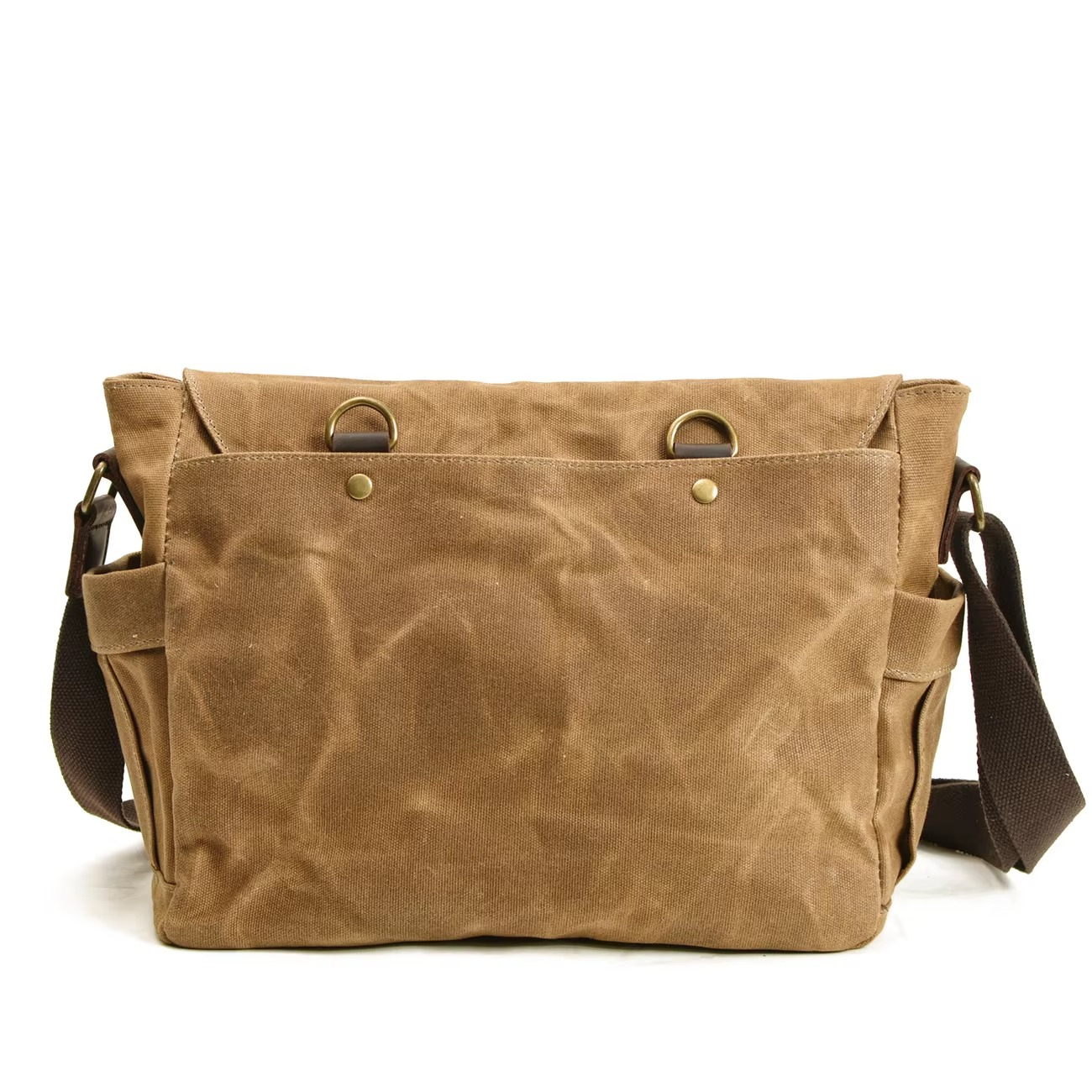 Tas Heren - Stoere Messenger met Dubbele Gesp en Brede Schouderband | Klassiek