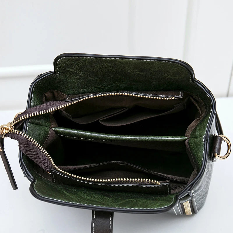Tas Dames - Bucket Bag met Handvat en Gouden Slotdetail | Chique