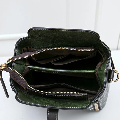 Tas Dames - Bucket Bag met Handvat en Gouden Slotdetail | Chique