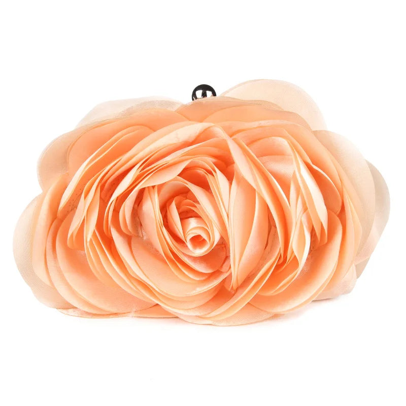 Tas Dames - Avondtasje met Bloem en Ketting | Elegant