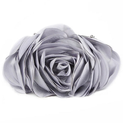 Tas Dames - Avondtasje met Bloem en Ketting | Elegant