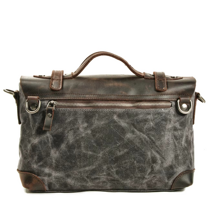 Tas Heren - Vintage Messenger met Flapklep en Topgreep | Casual