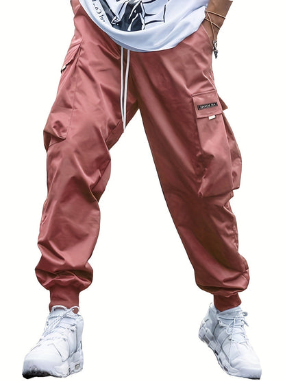 Broek Heren - Cargo Stijl met Zijvakken en Ribboorden | Casual