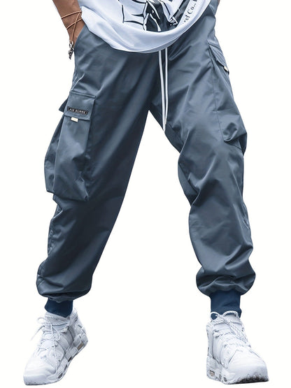 Broek Heren - Cargo Stijl met Zijvakken en Ribboorden | Casual