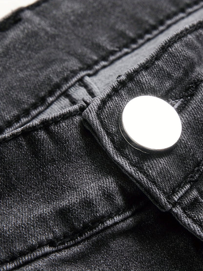 Jeans Heren - Skinny Fit met Zijzakken en Kniepanelen | Urban