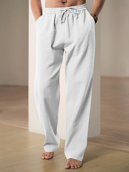 Broek Heren - Wijde Zomerbroek met Elastische Trekkoord | Casual