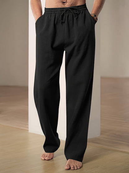 Broek Heren - Wijde Zomerbroek met Elastische Trekkoord | Casual