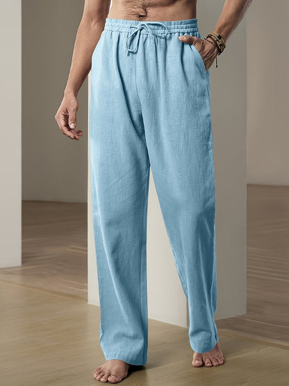 Broek Heren - Wijde Zomerbroek met Elastische Trekkoord | Casual