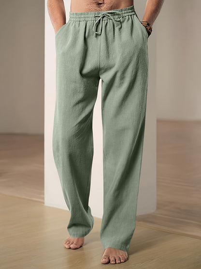 Broek Heren - Wijde Zomerbroek met Elastische Trekkoord | Casual
