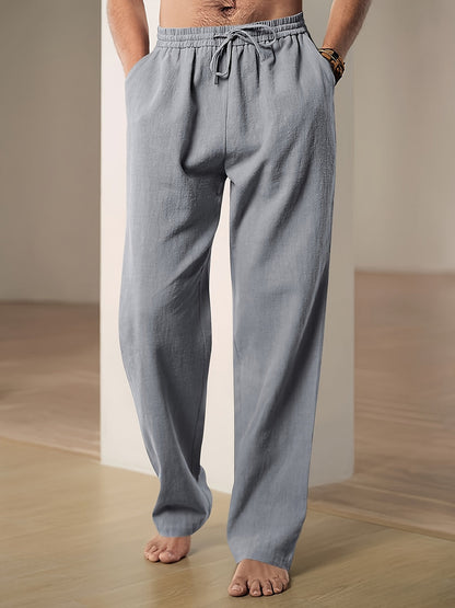 Broek Heren - Wijde Zomerbroek met Elastische Trekkoord | Casual