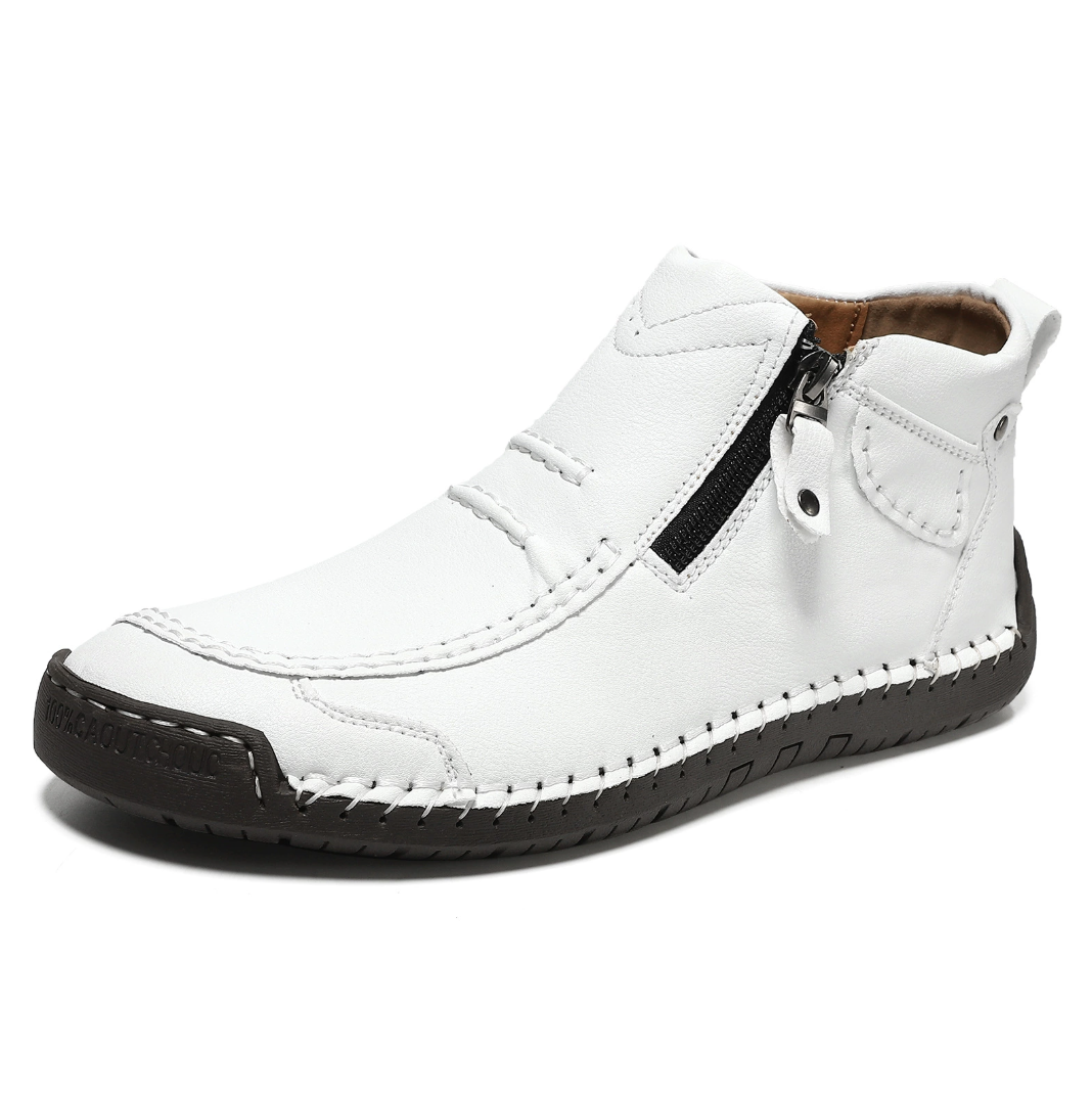 Schoenen Heren - Instapmodel met Zijrits en Mocassinstiksel | Casual