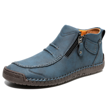 Schoenen Heren - Instapmodel met Zijrits en Mocassinstiksel | Casual