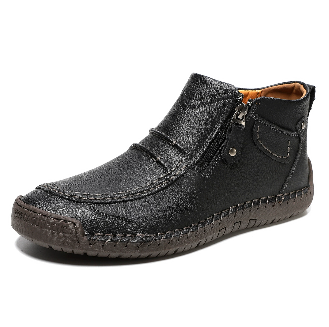 Schoenen Heren - Instapmodel met Zijrits en Mocassinstiksel | Casual