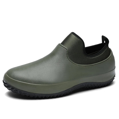 Schoenen Heren - Waterafstotende Instapper met Contrastzool | Casual