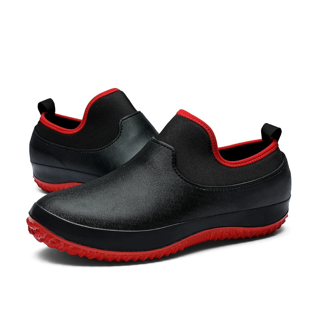 Schoenen Heren - Waterafstotende Instapper met Contrastzool | Casual
