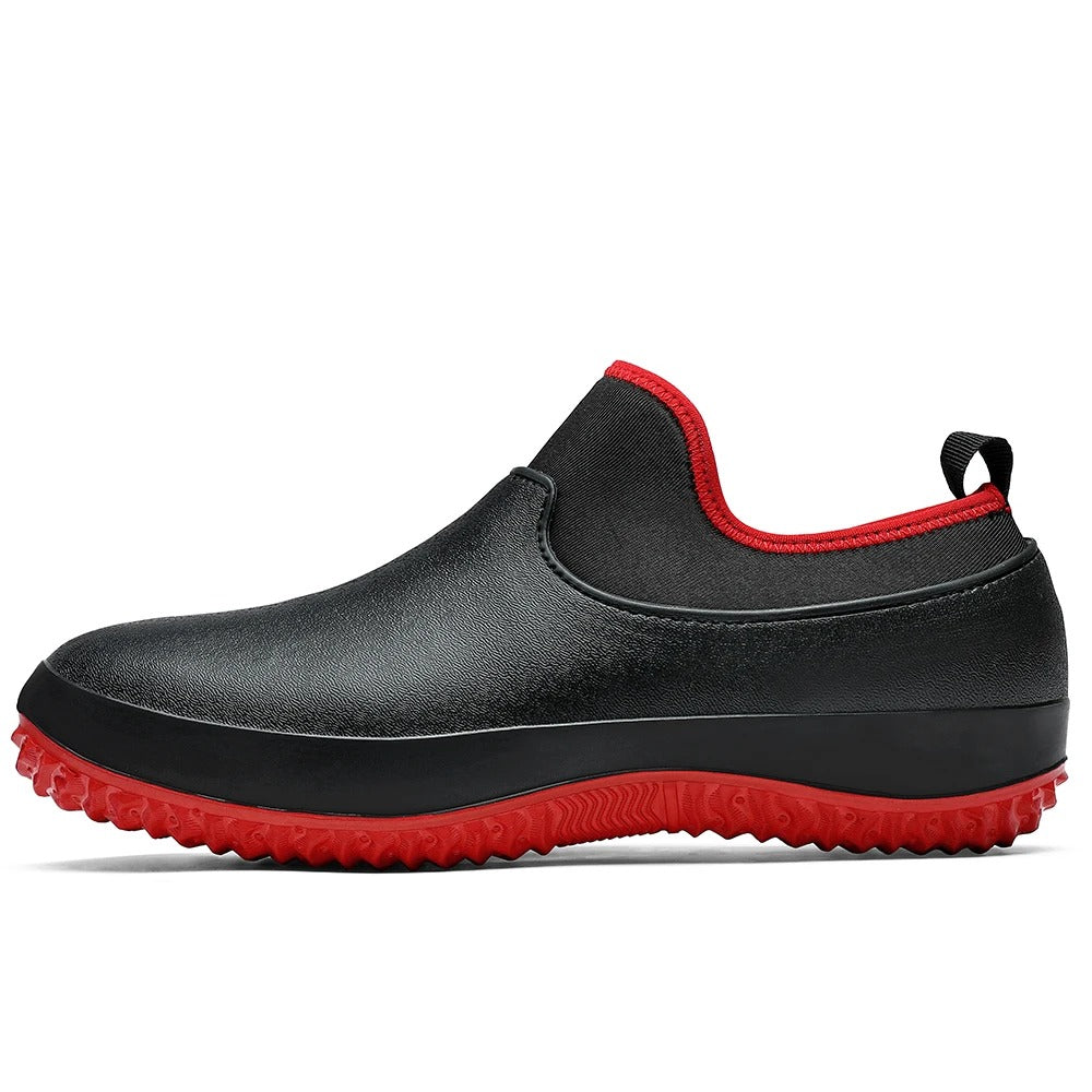 Schoenen Heren - Waterafstotende Instapper met Contrastzool | Casual