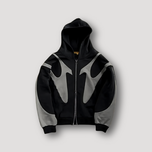Hoodie Heren - Oversized Zip Model met Capuchon en Graphic | Functioneel