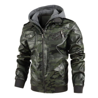Jas Heren - Biker Stijl met Capuchon | Stoer en Casual