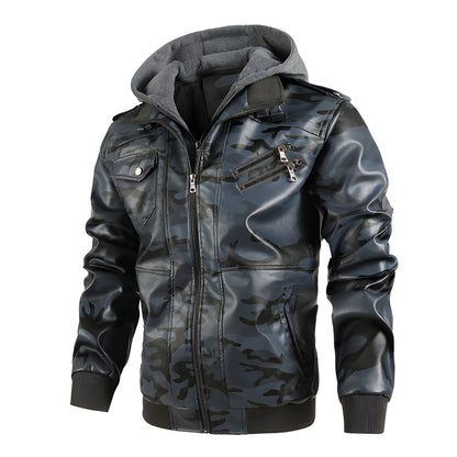 Jas Heren - Biker Stijl met Capuchon | Stoer en Casual