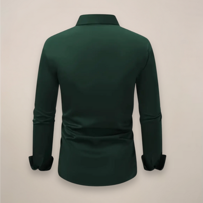 Overhemd Heren - Slim Fit met Lange Mouwen | Stijlvol Zakelijk