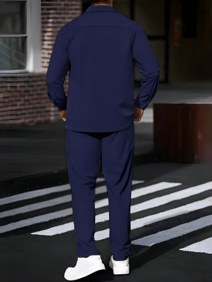 Set Heren - Overshirt met Pantalon Casual Streetwear | Co-ord