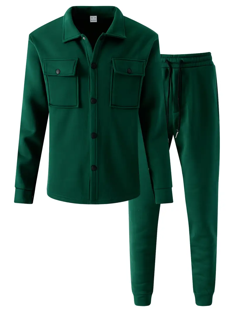 Set Heren - Overshirt met Joggingbroek Casual | Co-ord