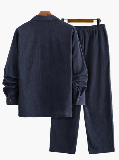 Co-ord Set Heren - Overhemdjack met Rechte Broek | Smart Casual