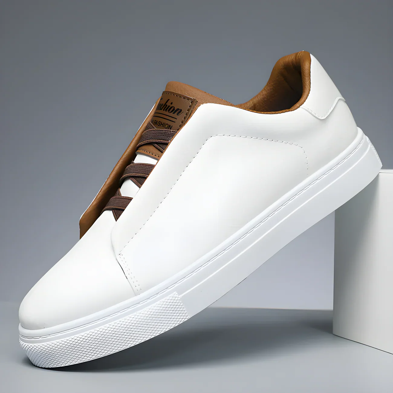 Sneakers Heren - Lage Instap met Elastische Sluiting | Casual