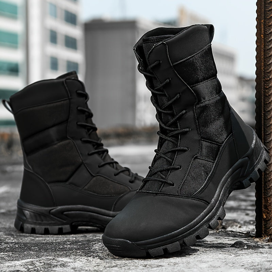 Schoenen Heren - Hoge Tactische Boots met Vetersluiting | Urban Robuust