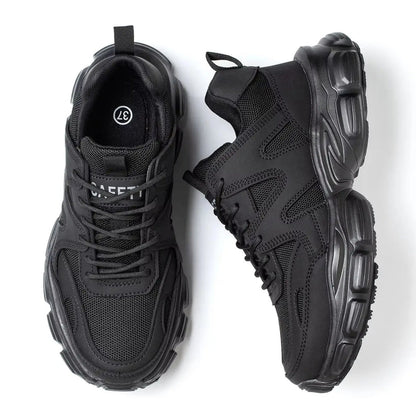 Sneakers Heren - Chunky Zool met Vetersluiting | Casual