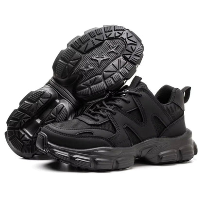 Sneakers Heren - Chunky Zool met Vetersluiting | Casual