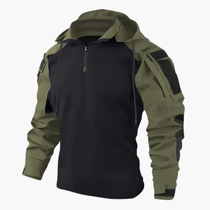 Hoodie Heren - Regular Fit met Capuchon en Halve Rits | Casual
