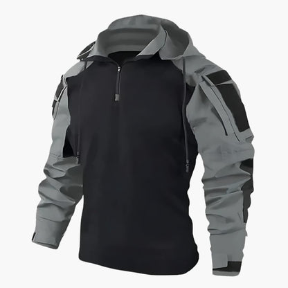 Hoodie Heren - Regular Fit met Capuchon en Halve Rits | Casual