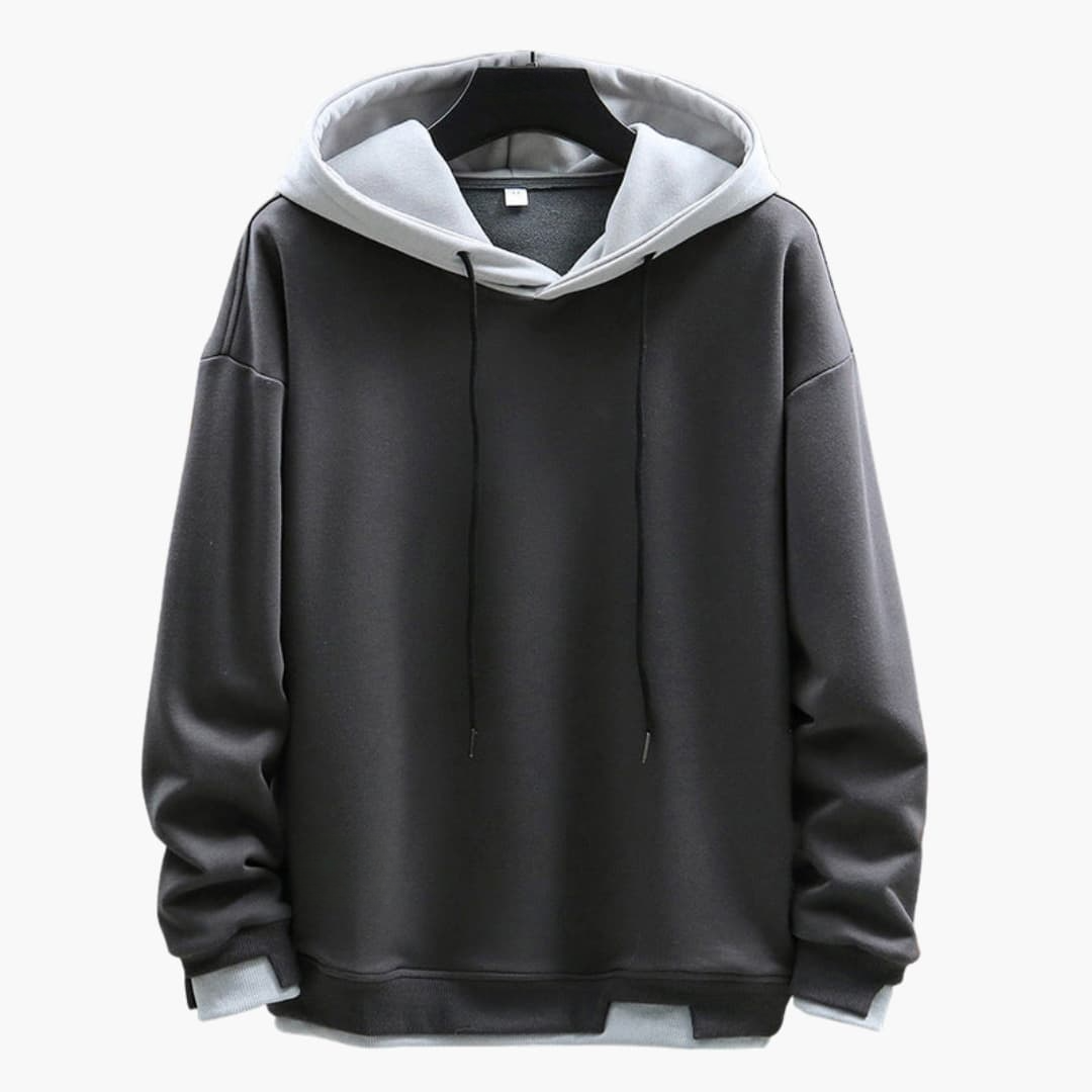 Hoodie Heren - Losse Pasvorm en Contrasterende Details | Oversized