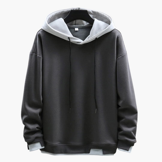 Hoodie Heren - Losse Pasvorm en Contrasterende Details | Oversized