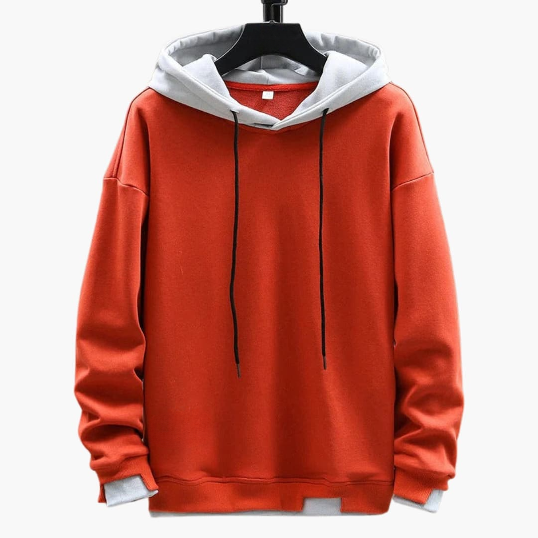 Hoodie Heren - Losse Pasvorm en Contrasterende Details | Oversized