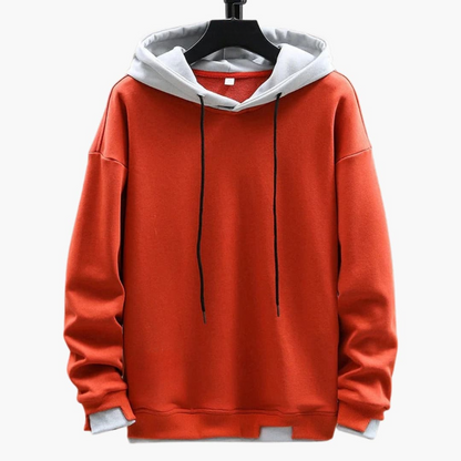 Hoodie Heren - Losse Pasvorm en Contrasterende Details | Oversized