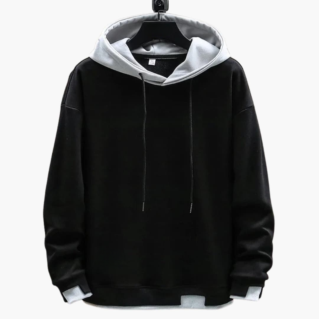 Hoodie Heren - Losse Pasvorm en Contrasterende Details | Oversized