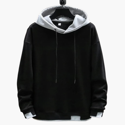Hoodie Heren - Losse Pasvorm en Contrasterende Details | Oversized