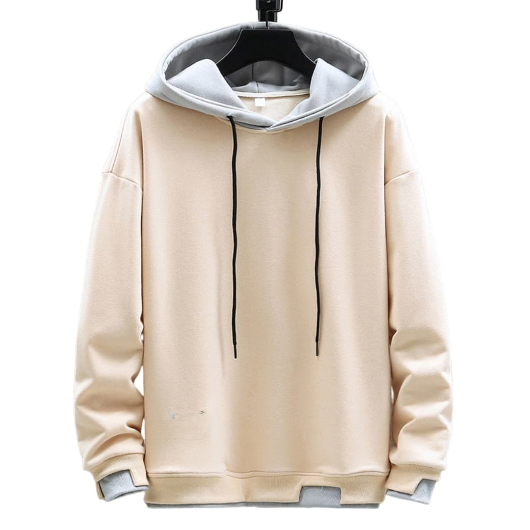 Hoodie Heren - Losse Pasvorm en Contrasterende Details | Oversized
