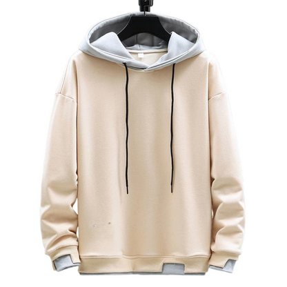 Hoodie Heren - Losse Pasvorm en Contrasterende Details | Oversized