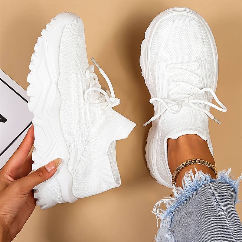 Iris - Stoere Orthopedische Sneakers Dames met Dikke Zool en Ondersteunende Pasvorm