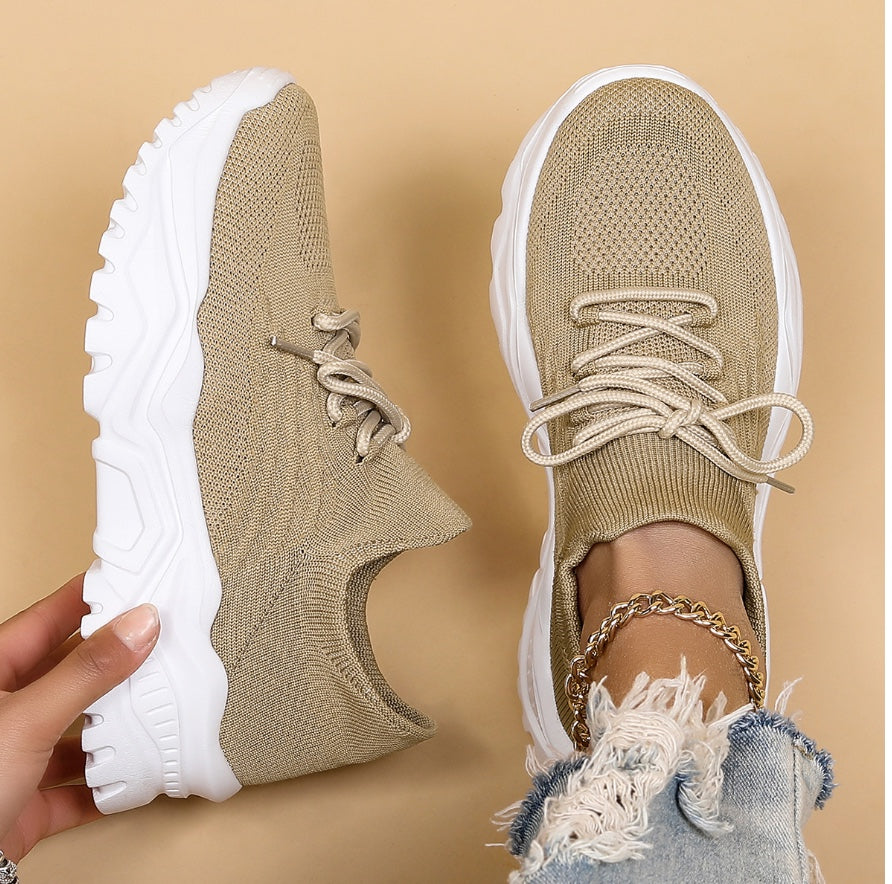 Iris - Stoere Orthopedische Sneakers Dames met Dikke Zool en Ondersteunende Pasvorm